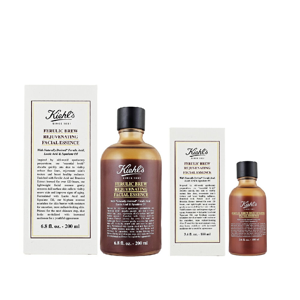 Kiehl's 契爾氏 專櫃公司貨 超活效青春精釀露 100ml 200ml 化妝水 【貝羅卡】|滿額領券最高現折$200