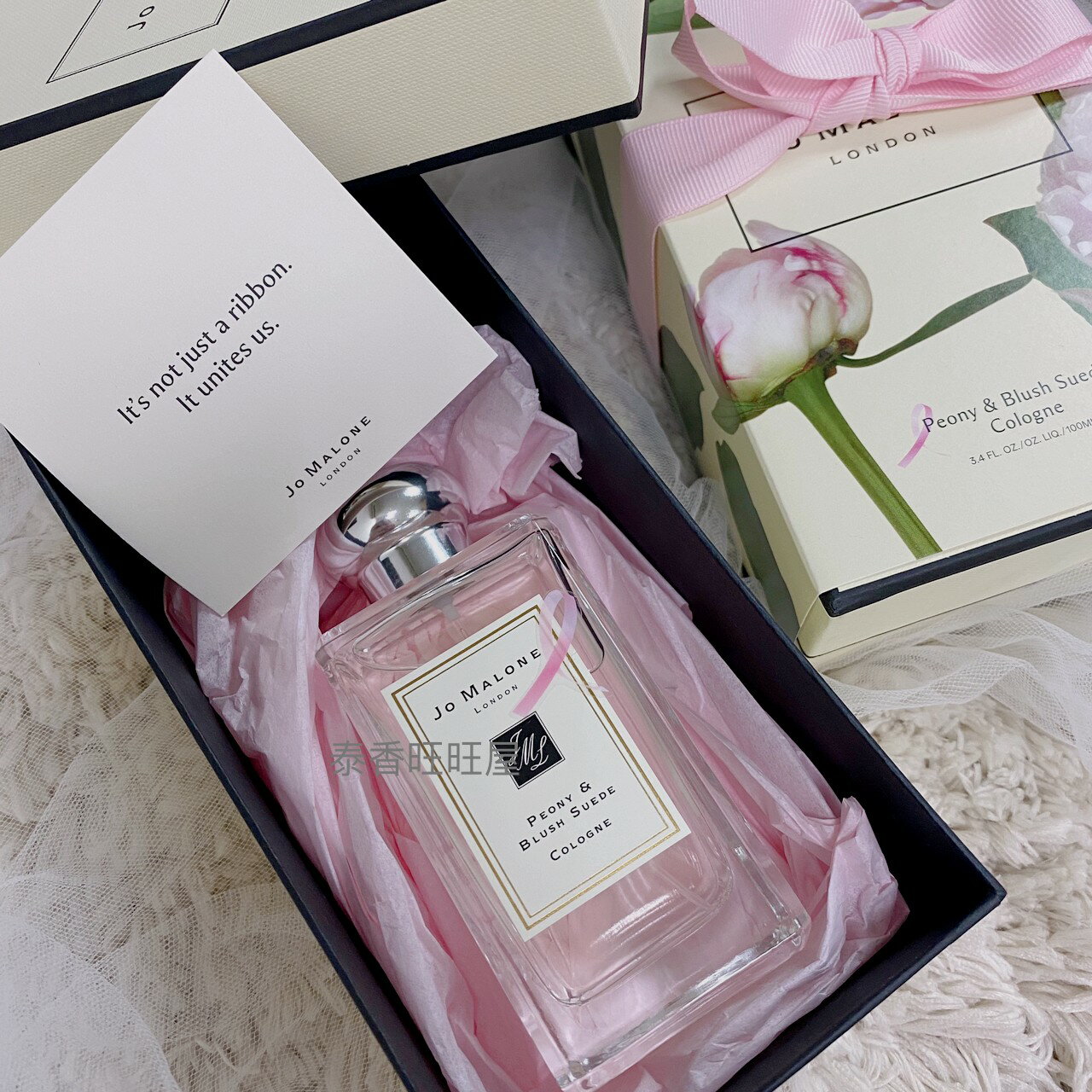 【Jo Malone】JML 慈善公益款 乳癌防治基金會 粉紅絲帶 粉紅緞帶 慈善 禮物 牡丹 100ml｜迷人香氛◆全館現貨快出