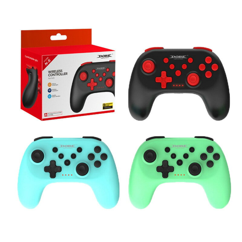 Switch無線藍芽遊戲手柄switch PRO手柄帶震動帶陀螺儀