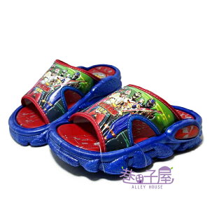 騎士龍戰隊 龍裝者 童款造型防水運動拖鞋 [LUKS17306] 藍紅 MIT台灣製造【巷子屋】