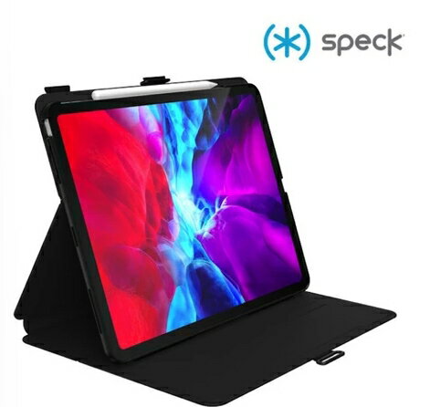 Speck iPad Pro 2020 12.9吋(第4代) Balance Folio 多角度側翻皮套 黑色