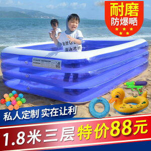【戶外泳池】超大號成人充氣游泳池家用兒童小孩寶寶室內水池大型戶外加厚浴缸