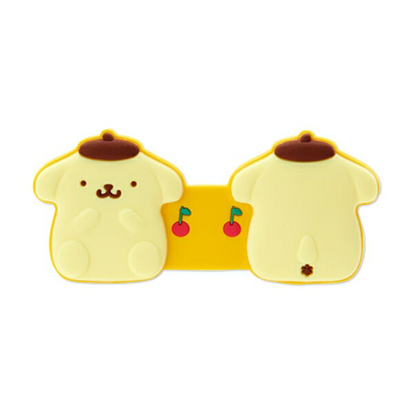 【震撼精品百貨】Pom Pom Purin 布丁狗 三麗鷗布丁狗造型矽膠捲線夾*49611 震撼日式精品百貨