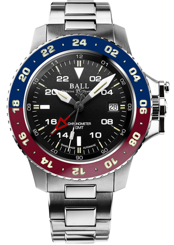 BALL 波爾錶 Engineer GMT II機械錶(DG2118C-S9C-BK)-40mm-黑面鋼帶【刷卡回饋 分期0利率】【APP下單22%點數回饋】