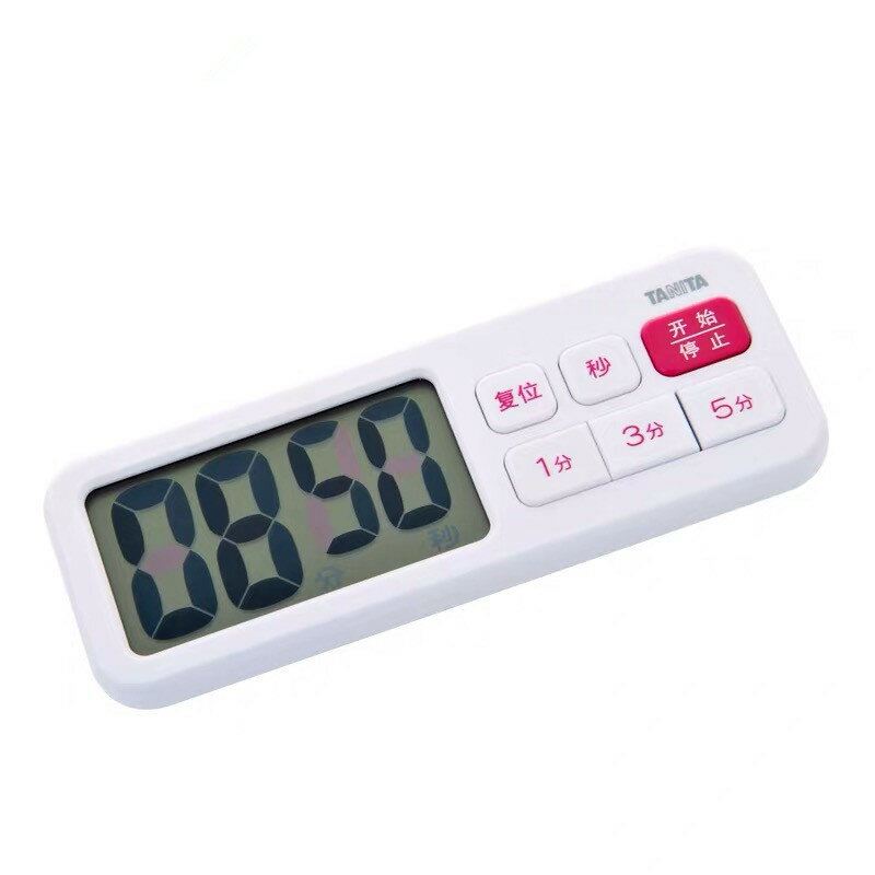 日本TANITA百利達廚房定時器計時器提醒器學生電子倒計時TD-395