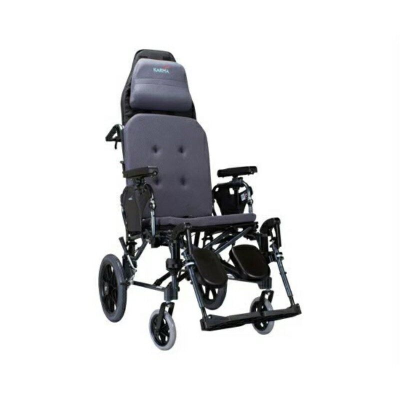Karma康揚手動輪椅KM-5000.2/潛隨挺502/躺式輪椅/B款A+B功能/申請輔具補助【泰吉醫療器材】【免運】