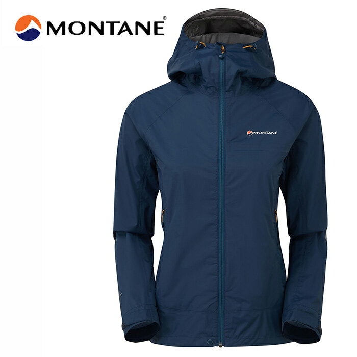 ├登山樂┤英國 Montane Meteor 輕量雨衣 防水外套 女款 鯨藍色 # FMTJANAR