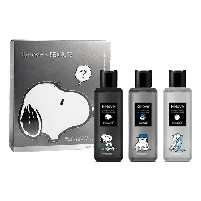 Relove X SNOOPY聯名手洗精3入禮盒220mlx3