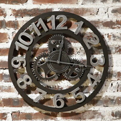 時鐘 藝術掛鐘-工業風齒輪個性復古創意壁鐘72z9【獨家進口】【米蘭精品】