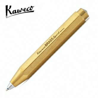 預購商品 德國 KAWECO BRASS Sport 系列原子筆 1.0mm 黃銅 4250278610876 /支