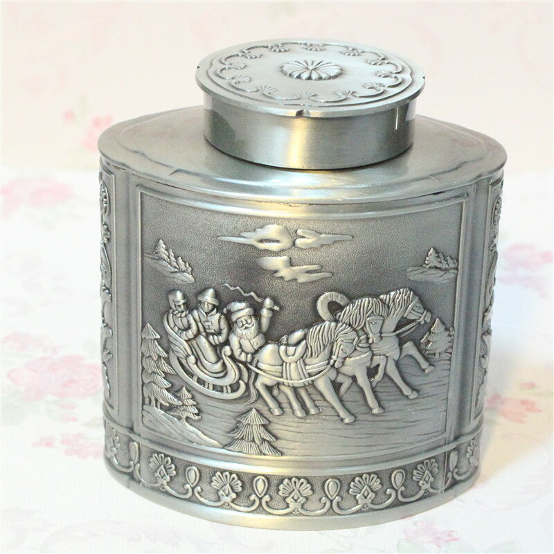 俄羅斯錫質茶葉罐歐式風格銅器餐具直銷禮品EX5721入