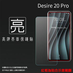 亮面螢幕保護貼 HTC Desire 20 Pro 2Q9J100 保護貼 軟性 高清 亮貼 亮面貼 保護膜 手機膜