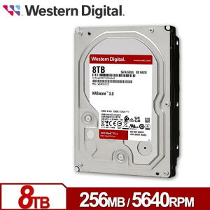 【最高22%回饋 5000點】 WD威騰 WD80EFPX 紅標Plus 8TB 3.5吋NAS硬碟