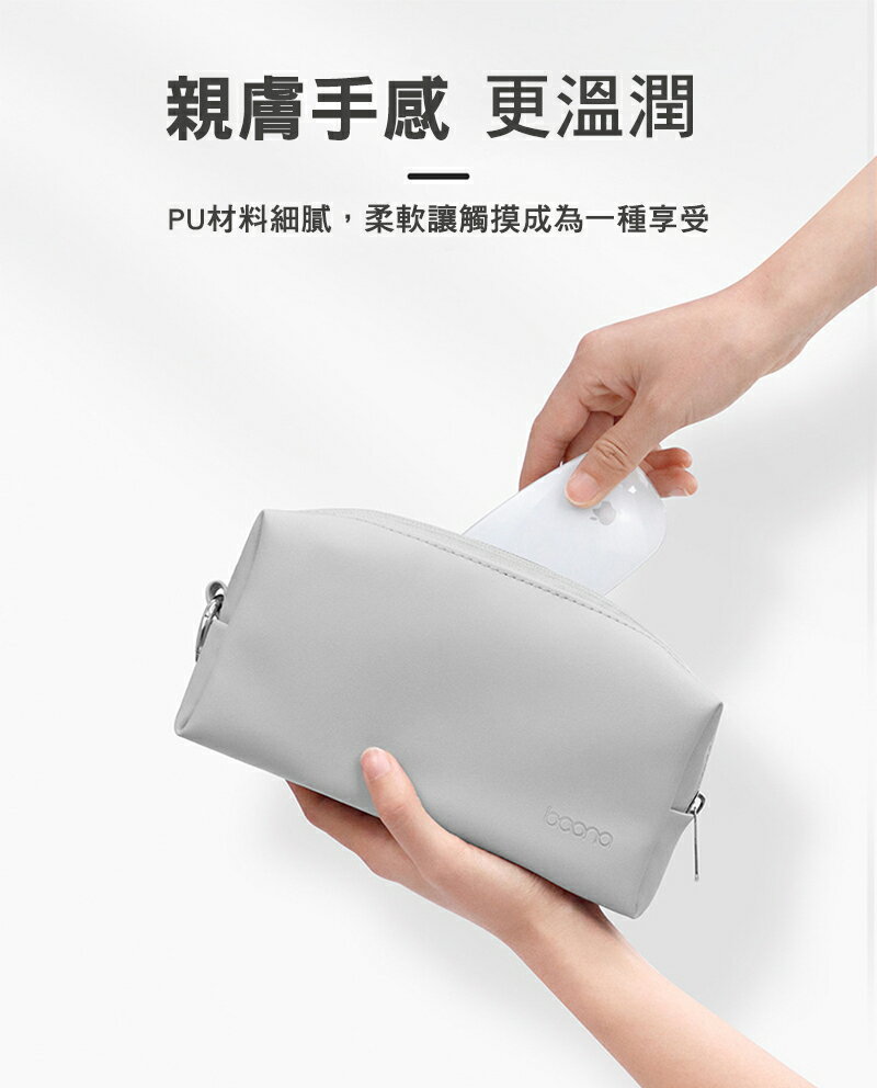 強尼拍賣~baona BN-Q003 多功能皮質收納包(大) 1