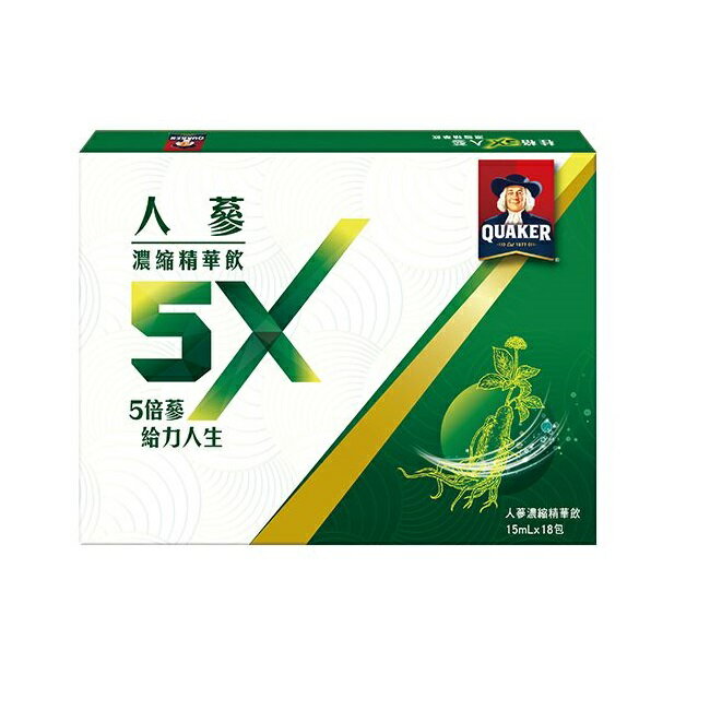 桂格 5X人蔘濃縮精華飲盒裝18包 1