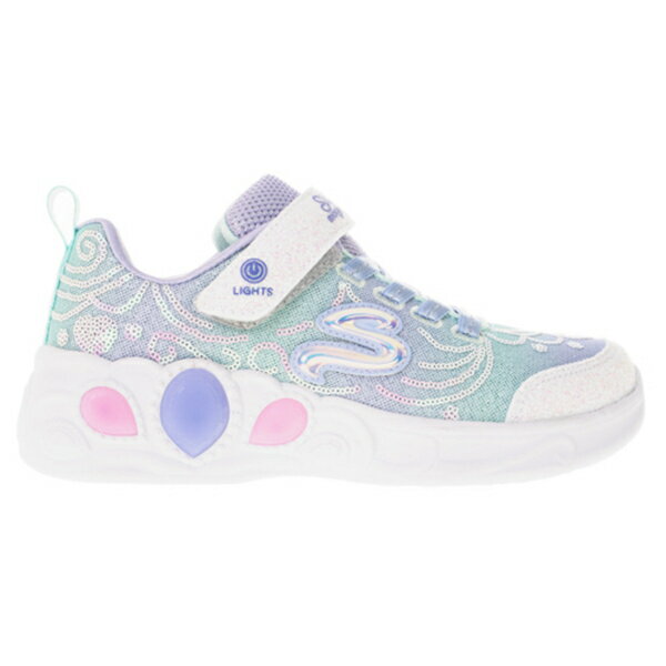 Skechers Princess Wishes [302686LLVMT] 中童 女童 休閒鞋 燈鞋 公主 閃亮 紫彩
