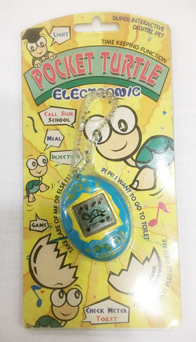 【震撼精品百貨】寵物機  寵物烏龜遊戲機-水藍色 震撼日式精品百貨