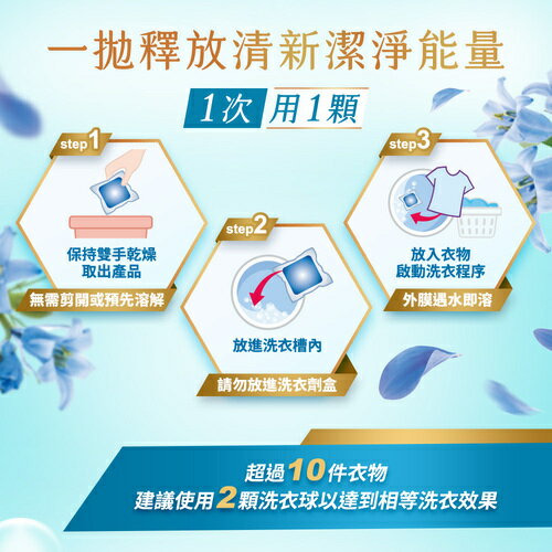 白蘭植萃香氛洗衣球23顆【愛買】 7