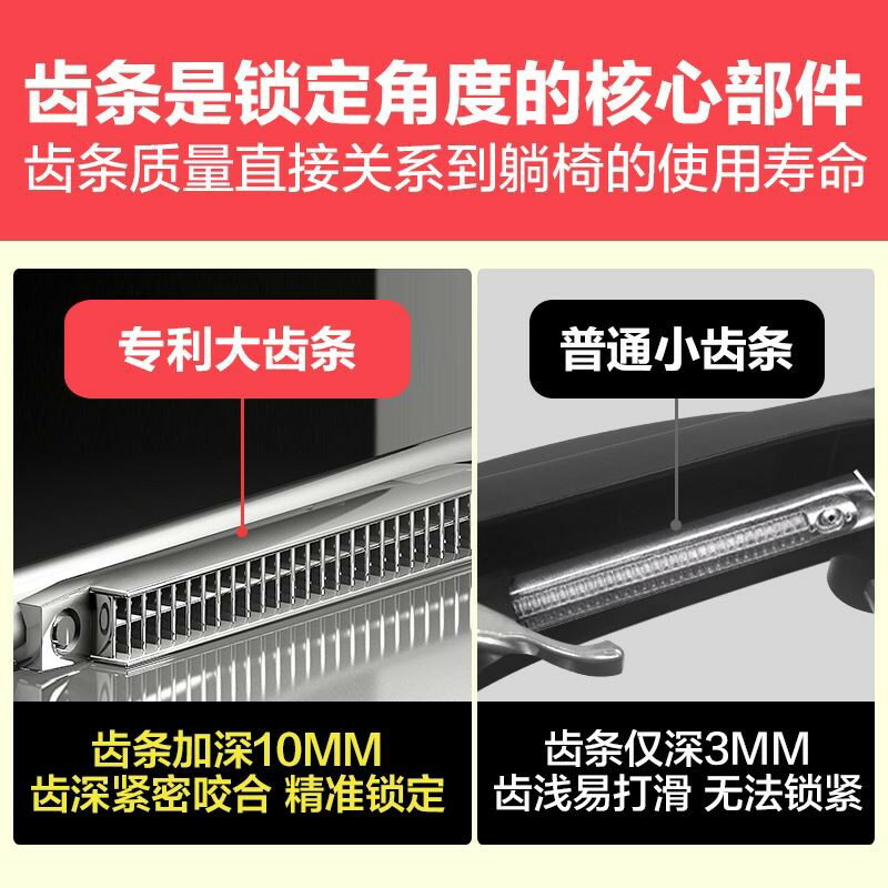 老年人躺椅高舒適加寬加大折疊午休結實耐用夏天孕婦胖子專用躺椅 2