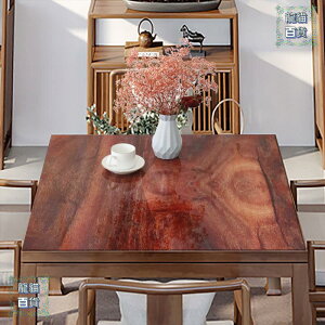 仿木紋四方桌佈正方形防水防油用方方型茶幾仙桌墊臺佈