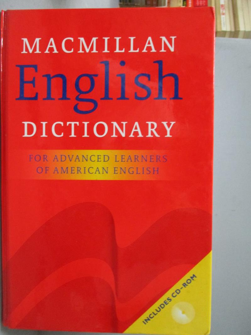 【書寶二手書T1／字典_PFC】Macmillan English Dictionary_Not Available_附光碟