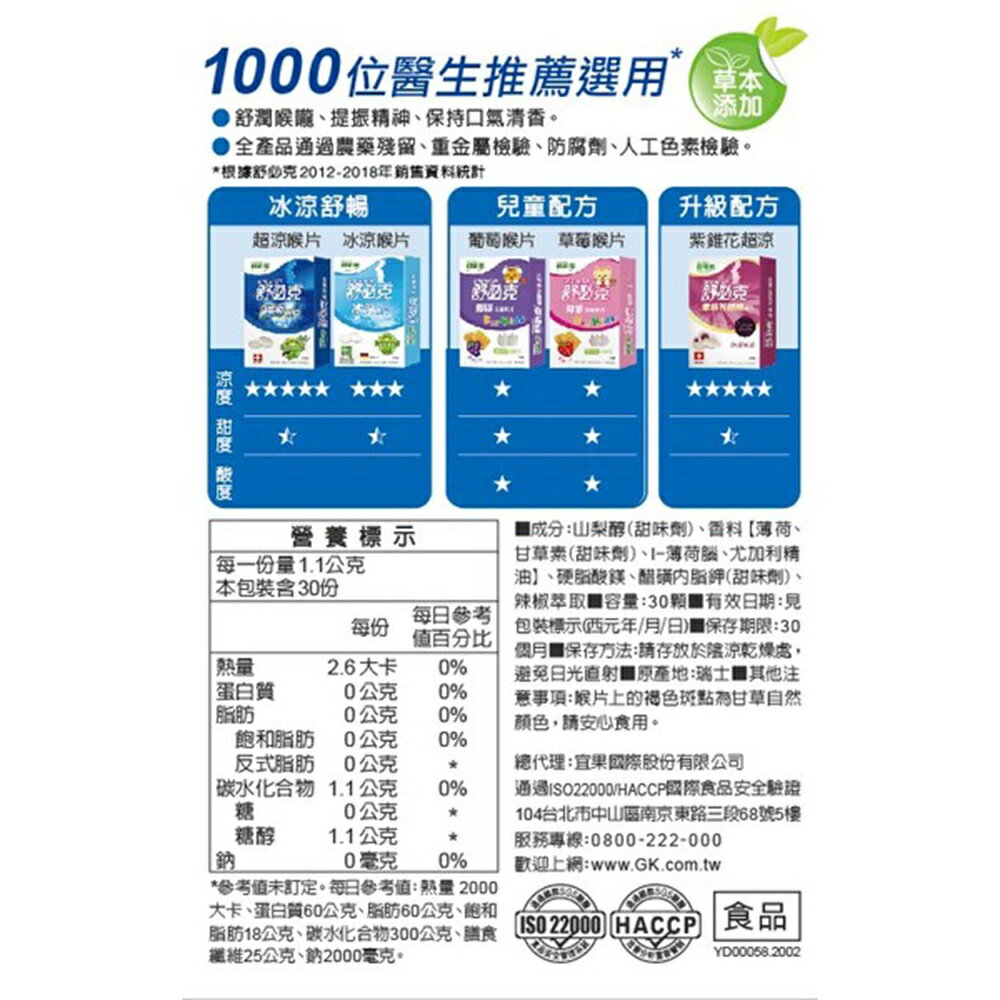 ＵＴＯ｜維維樂舒必克喉片  瑞士進口/台灣公司貨/開立發票 6