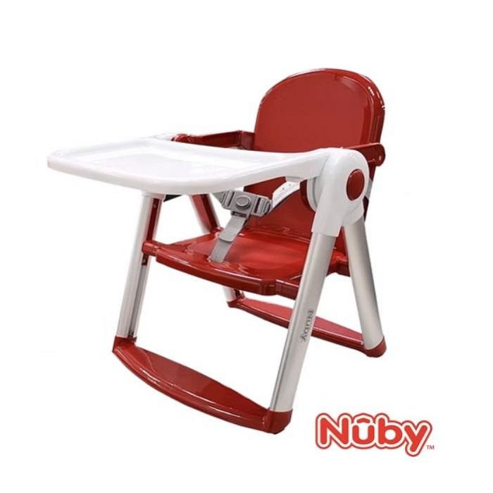 Nuby可攜兩用兒童餐椅(4716758720133耀眼紅) 1790元