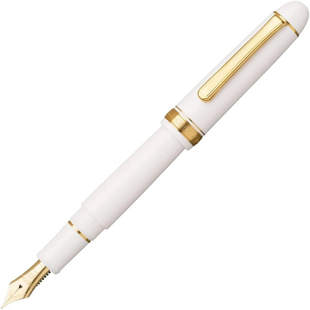 日本 Platinum 白金 3776 Century 舍農索城堡 象牙白鋼筆 PNB-15000【領券滿額再折千8/31止】