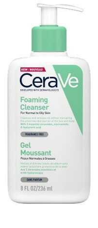 CeraVe適樂膚 溫和泡沫潔膚露236ml/瓶