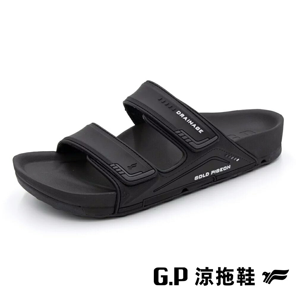 G.P(女)VOID防水透氣機能柏肯拖鞋 女鞋-黑色