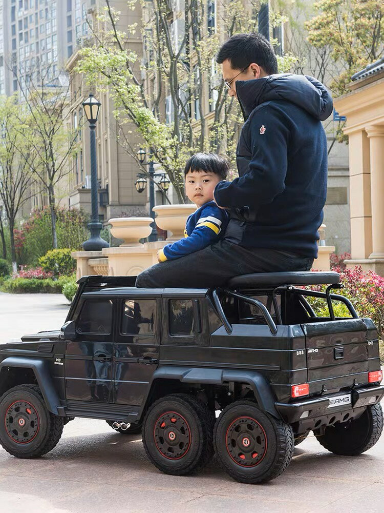 奔馳兒童電動車四輪汽車帶遙控寶寶玩具可坐大人雙人越野大g童車