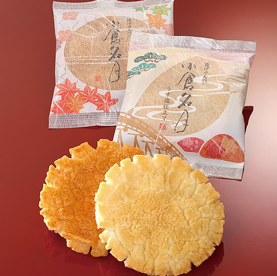 【小倉山莊】小倉名月 小倉明月 餅乾 仙貝 米果 兩種口味裝:25入、30入、37入(薄鹽、甜醬油) 日本必買❘日本樂天熱銷 4