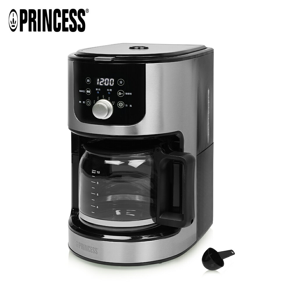 【PRINCESS｜荷蘭公主】1.2L全自動美式研磨咖啡機 246015【三井3C】