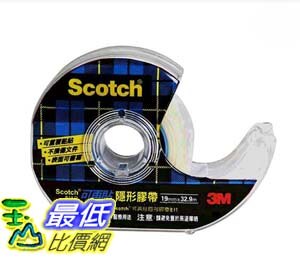 [COSCO代購4] W127022 3M Scotch 可再貼隱形膠帶含膠臺8入組 #811D - 19公釐 x 32.9公尺
