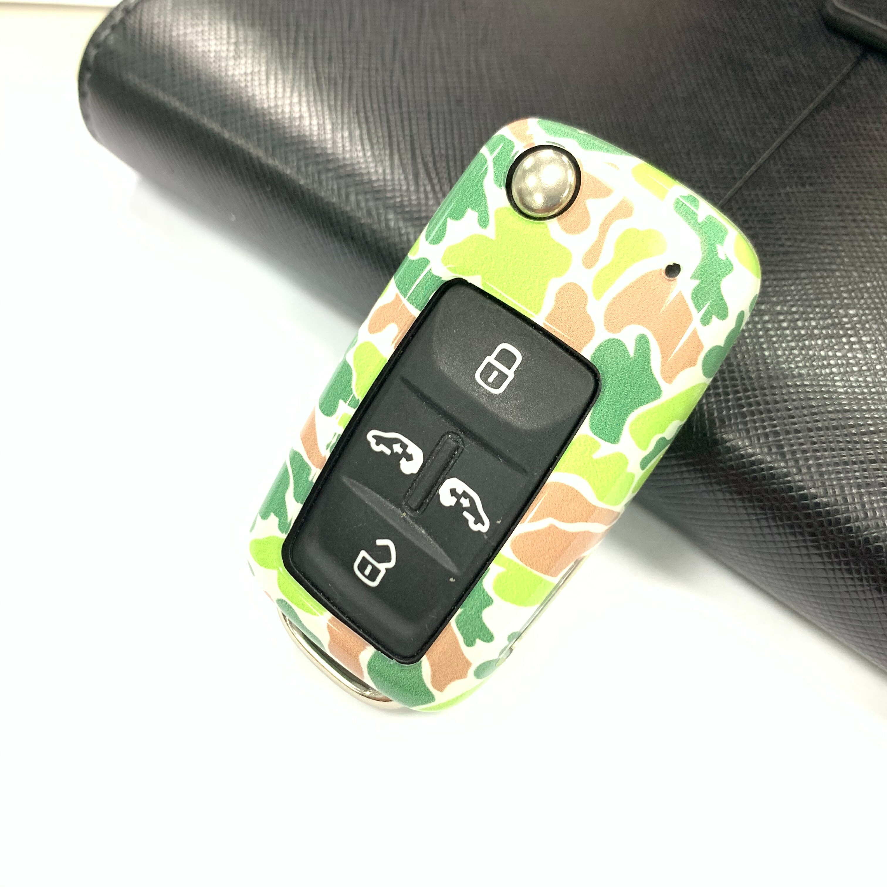 日本知名品牌 SECOND STAGE 專屬於VOLKSWAGEN SWITCH款汽車鑰匙保護殼(五色可選) 個性鑰匙套 鑰匙保護包