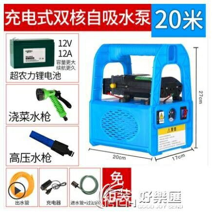 小型充電式抽水泵家用澆菜神器澆水機農用澆地戶外田園灌溉抽水機 雙11全館免運