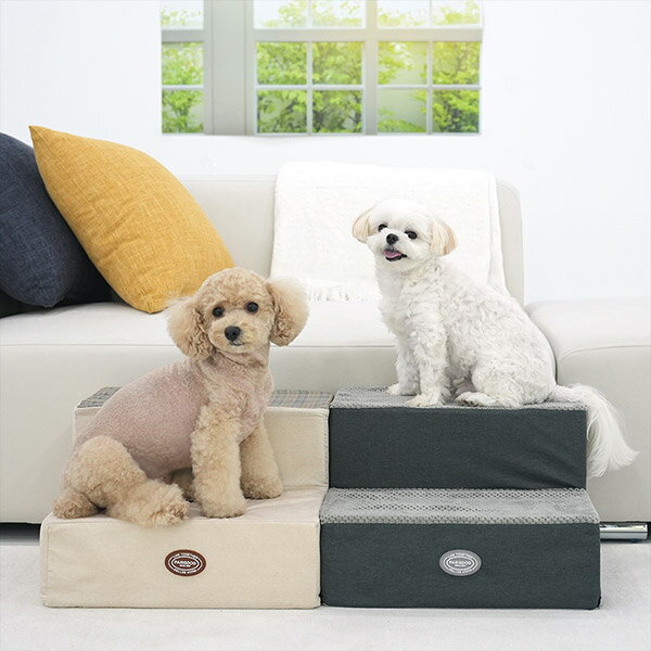 韓國【ParisDog】兩階寵物記憶軟墊階梯 (寵物階梯)
