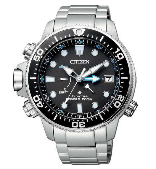 CITIZEN 星辰錶 BN2031-85E PROMASTER 光動能鈦金屬冒險極致潛水腕表/黑*銀 46mm｜樂天領券折300★全館特惠中★指定刷卡回饋10%