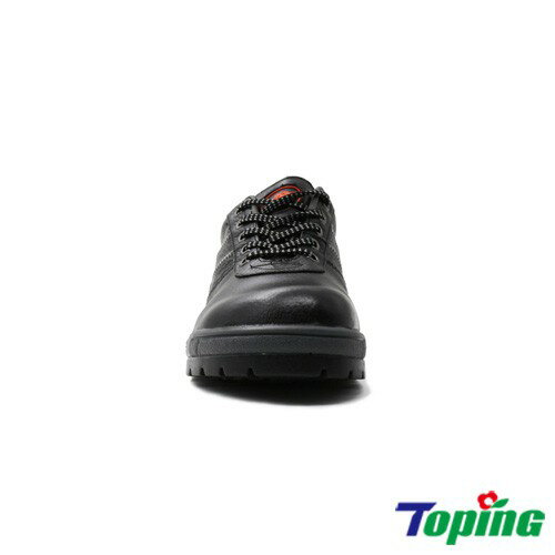 Toping 專業安全鞋｜皮革製寬楦耐磨安全鞋/P099黑/高彈力PU鞋墊-工作鞋/台灣製 5