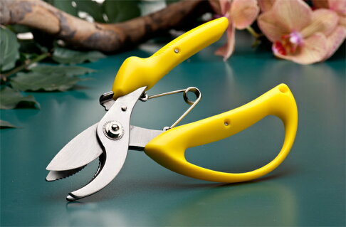 園藝花藝修枝採果剪刀 專業日本不鏽鋼材質四刀片設計 NS-星之果 0