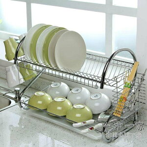 碗架 廚房置物架落地多層儲物瀝水碗碟架雙層放碗餐具收納神器碗架用品