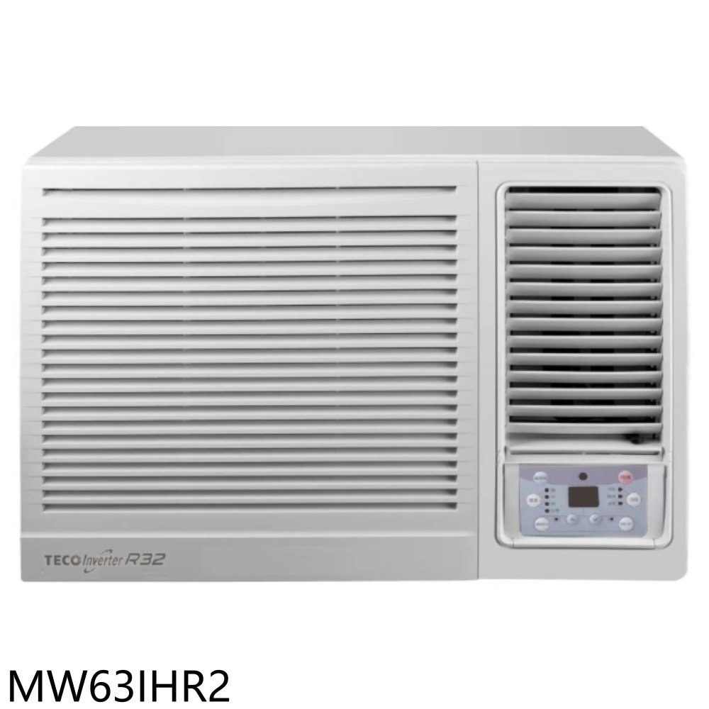 全館領券再折★東元【MW63IHR2】變頻冷暖右吹窗型冷氣10坪(含標準安裝)