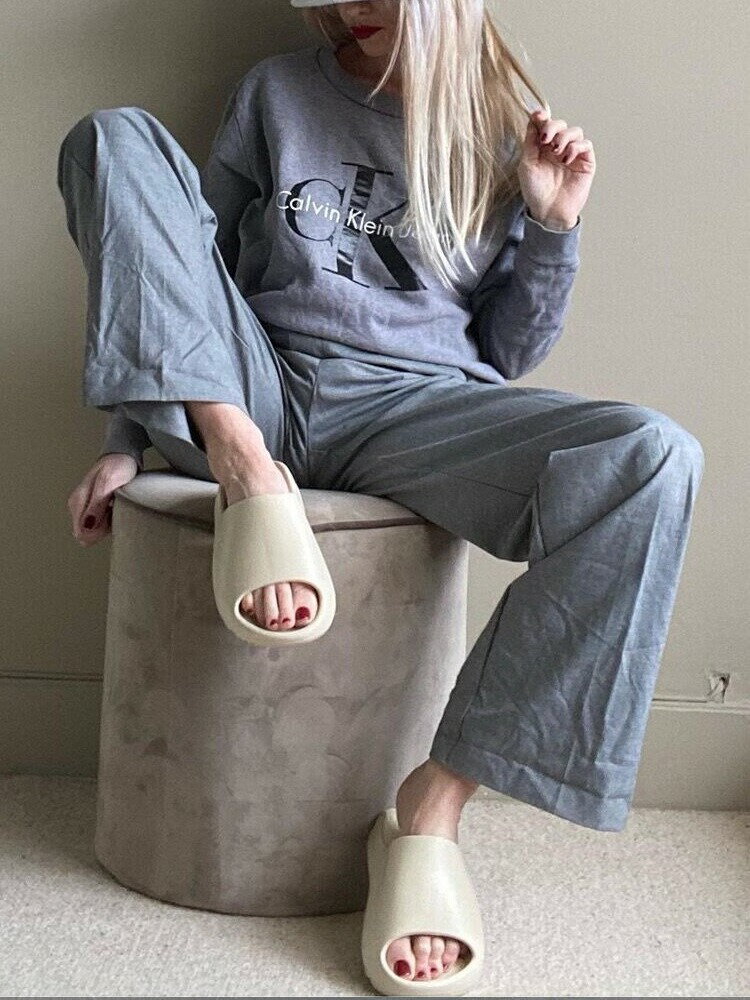 SLIDE厚底踩屎感增高厚底情侶椰子yeezy拖鞋男女夏季防滑新款帶