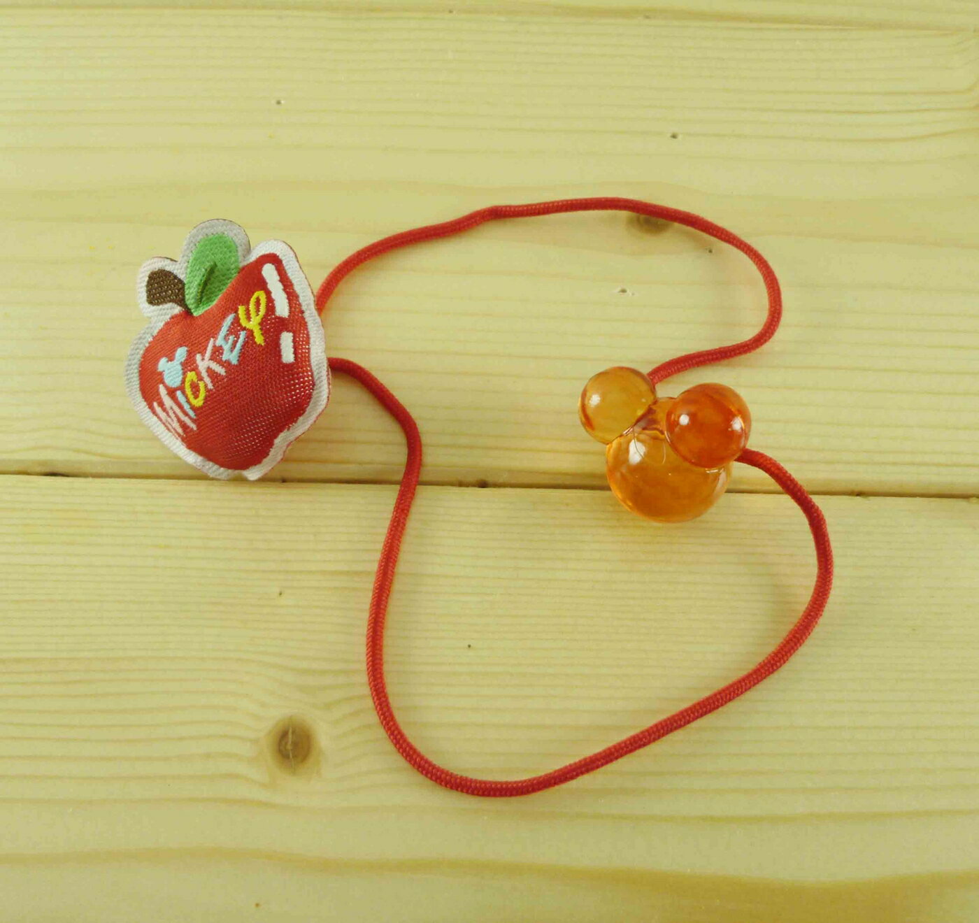 【震撼精品百貨】Micky Mouse 米奇/米妮 造型髮束-蘋果 震撼日式精品百貨