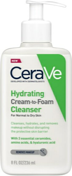CeraVe適樂膚 溫和洗卸泡沬潔膚乳 236ml/瓶【美十樂藥妝保健】