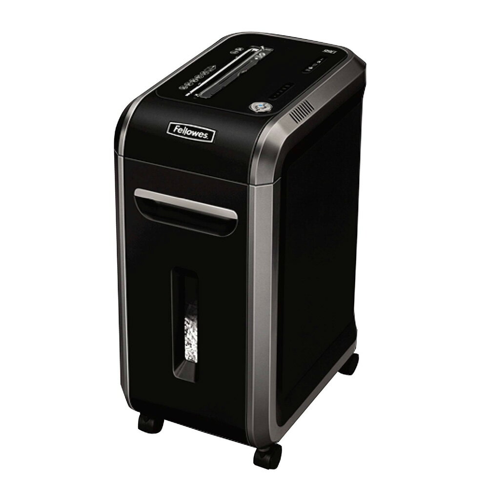 【Fellowes 婓樂】粒狀 4 x 38 mm 碎紙機 34L/臺 99Ci(可碎信用卡、光碟或約18 張紙70磅紙)