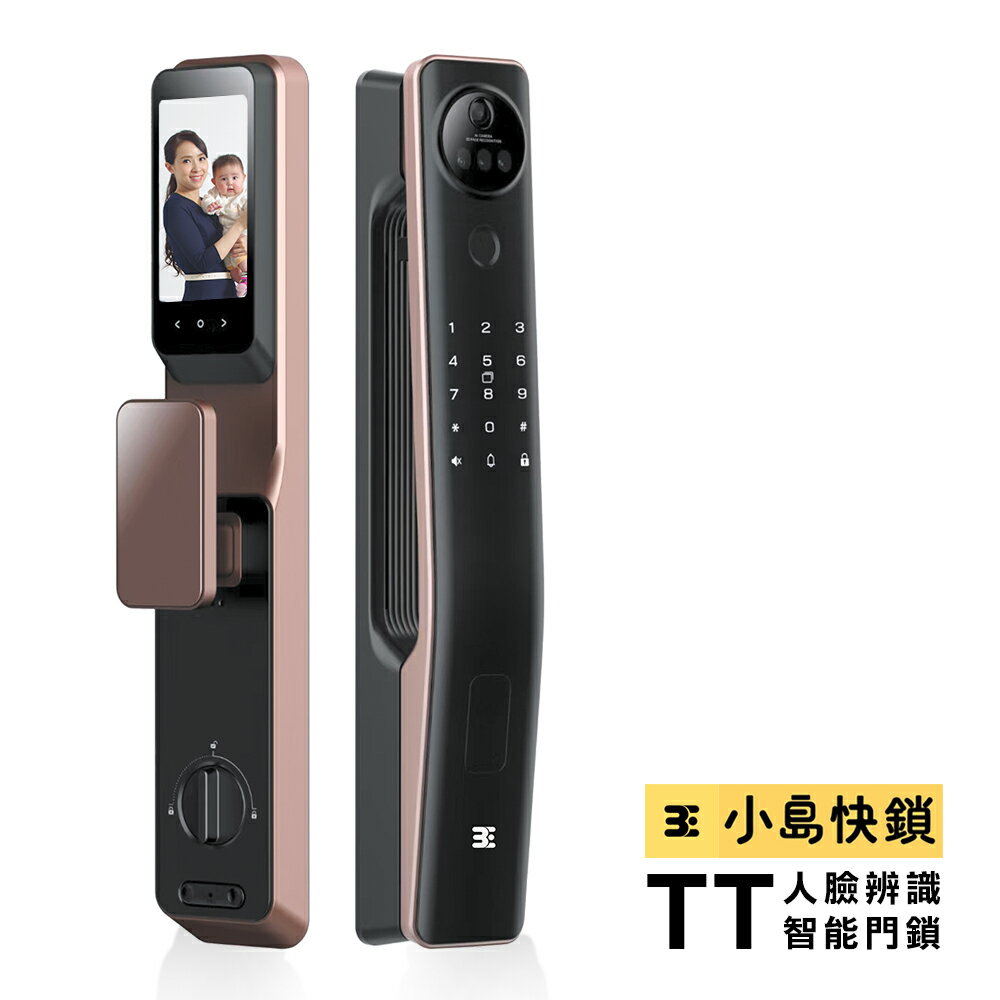 3E小島快鎖 掌靜脈/人臉辨識電子鎖(TT)(附基本安裝)