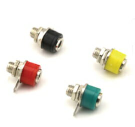 GS-6055B 綠/黃/紅/黑 簡易型4mm香蕉插頭 插座-5入/包 (含稅)【佑齊企業 iCmore】