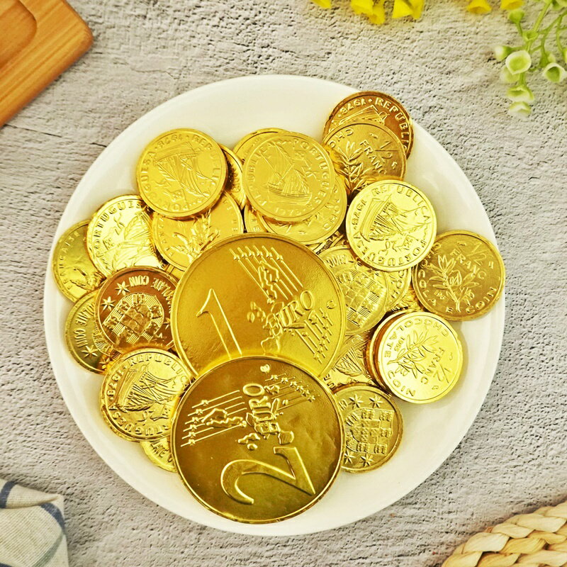 【食尚三味】純金幣巧克力 290g (台灣巧克力) 厚片巧克力 可可 新年 過年 年貨 拜拜 伴手禮 喜糖 入厝