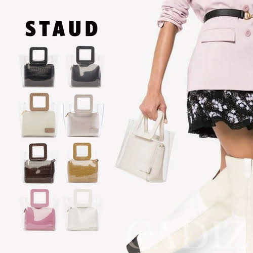 美國真品 Staud MINI SHIRLEY BAG 時尚多色兩用手提包